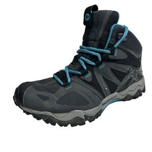 Womens Merrell Grassbow GTX Sport Hiking Boots Black Gray Size 7.5 J48334 Shoes
